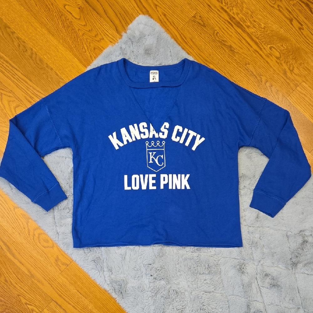 PINK VS KC Royals Sweatshirt, Womens Large, Great Condition